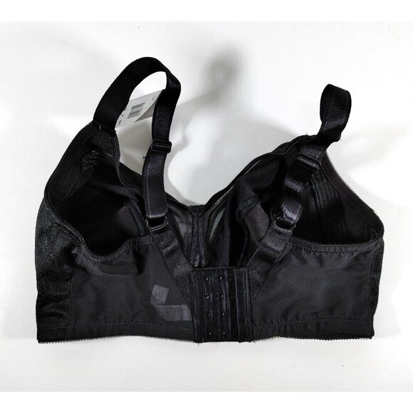 Just My Size HANES Women's Comfort Shaping Patterned Wireless Bra Black 38DD NEW - Picture 3 of 5